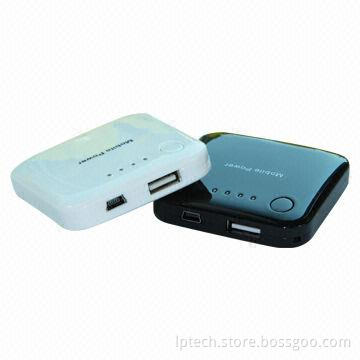 2013 Hot Sale 2,000mAh Portable 5V Mobile Phone Power Banks, 3 Hours DC Charging Time